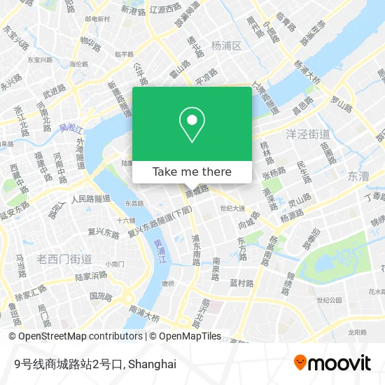 9号线商城路站2号口 map