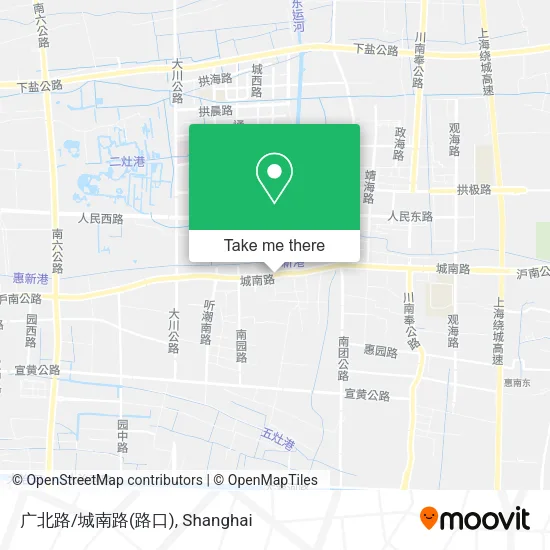 广北路/城南路(路口) map