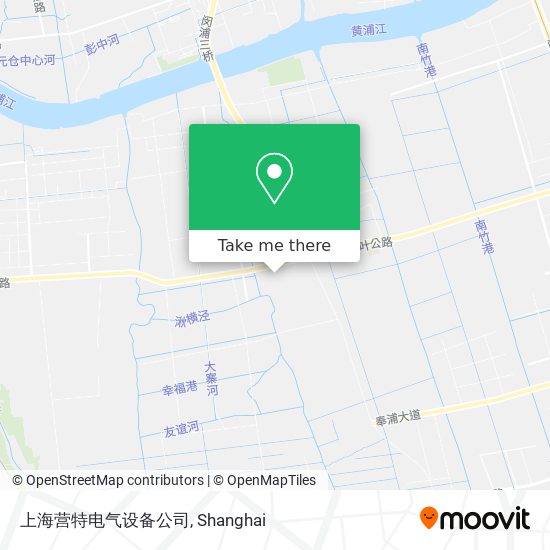 上海营特电气设备公司 map