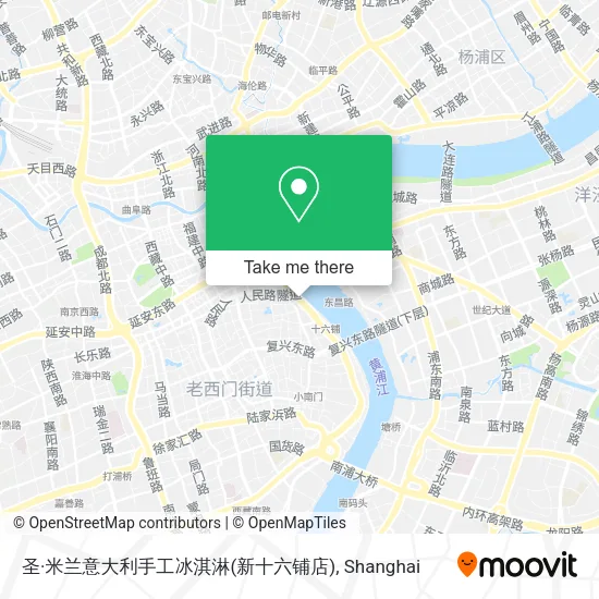 圣·米兰意大利手工冰淇淋(新十六铺店) map