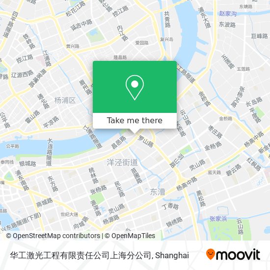 华工激光工程有限责任公司上海分公司 map