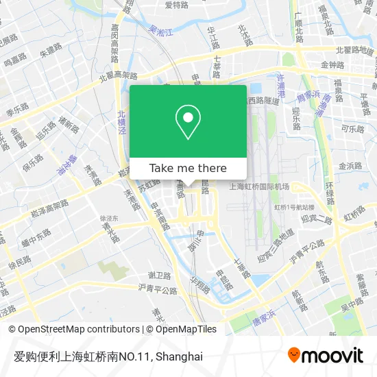 爱购便利上海虹桥南NO.11 map
