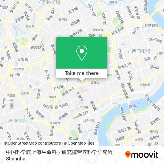 中国科学院上海生命科学研究院营养科学研究所 map