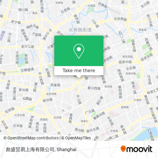 彪盛贸易上海有限公司 map