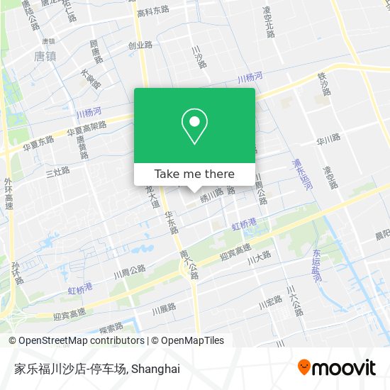家乐福川沙店-停车场 map