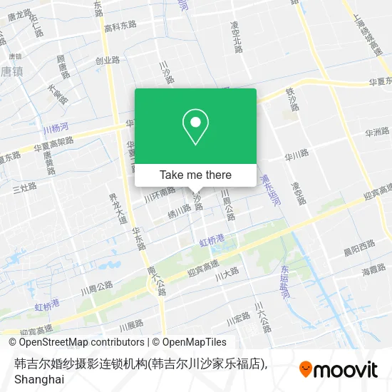 韩吉尔婚纱摄影连锁机构(韩吉尔川沙家乐福店) map
