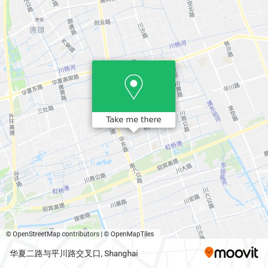 华夏二路与平川路交叉口 map