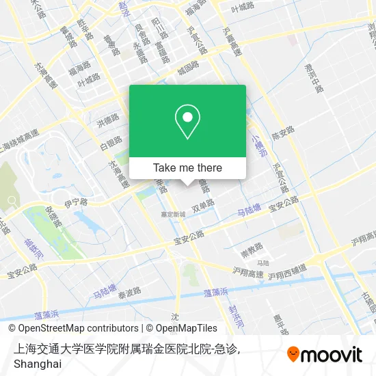 上海交通大学医学院附属瑞金医院北院-急诊 map