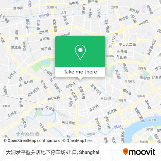 大润发平型关店地下停车场-出口 map