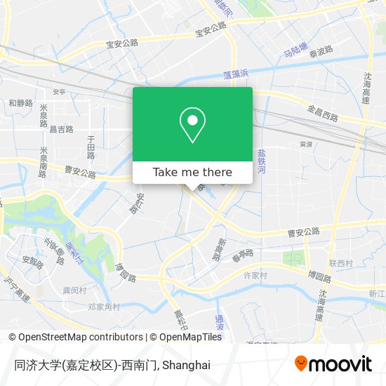 同济大学(嘉定校区)-西南门 map
