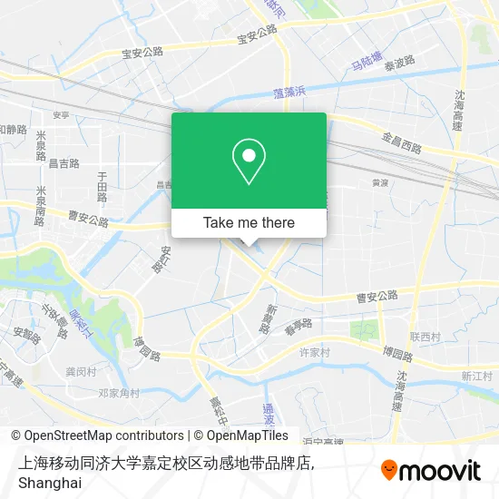 上海移动同济大学嘉定校区动感地带品牌店 map