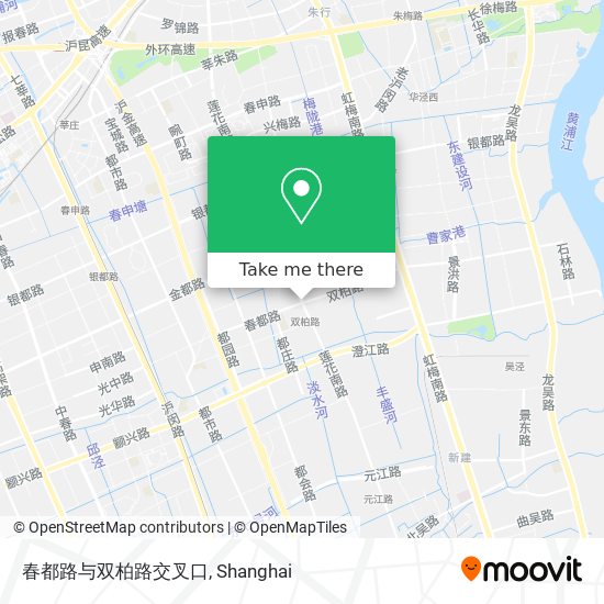 春都路与双柏路交叉口 map