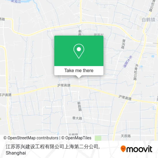 江苏苏兴建设工程有限公司上海第二分公司 map