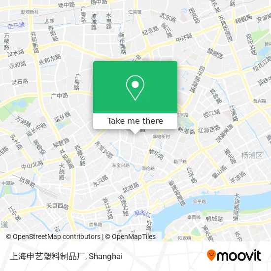 上海申艺塑料制品厂 map