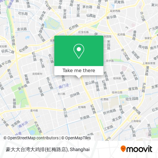 豪大大台湾大鸡排(虹梅路店) map