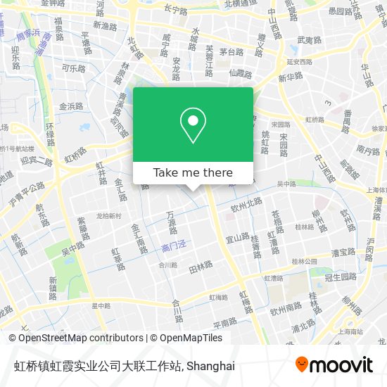 虹桥镇虹霞实业公司大联工作站 map