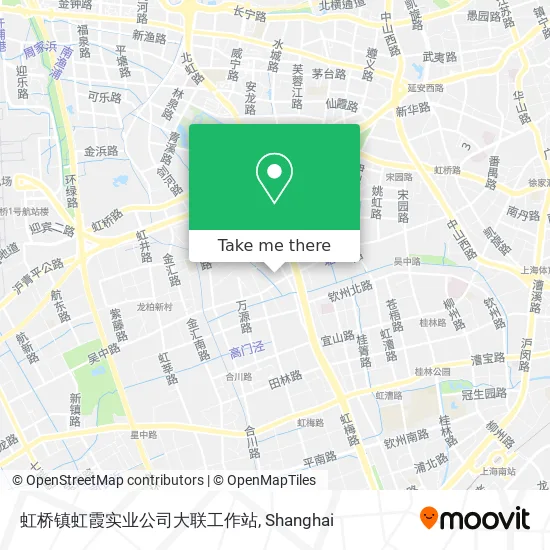 虹桥镇虹霞实业公司大联工作站 map