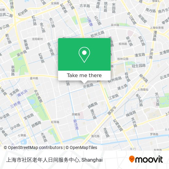 上海市社区老年人日间服务中心 map