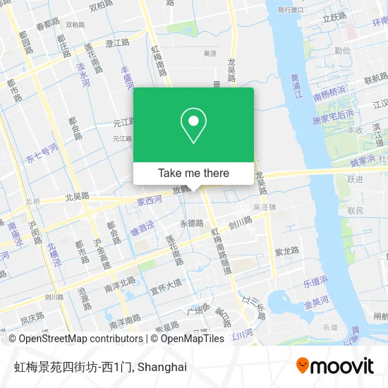 虹梅景苑四街坊-西1门 map