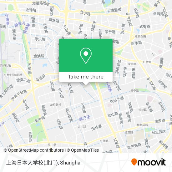 上海日本人学校(北门) map