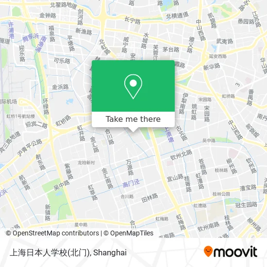 上海日本人学校(北门) map