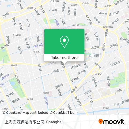 上海安源保洁有限公司 map
