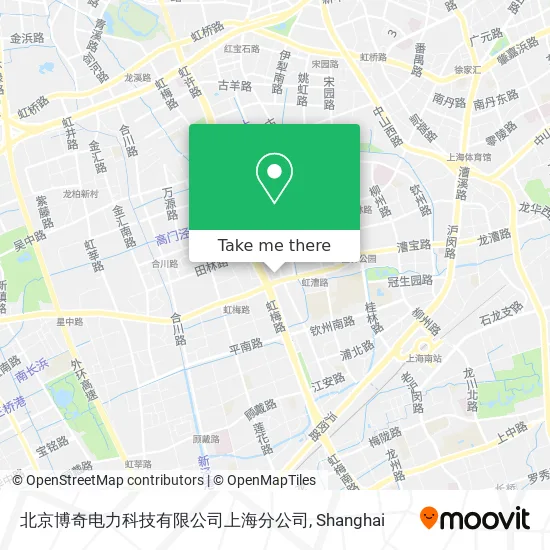 北京博奇电力科技有限公司上海分公司 map