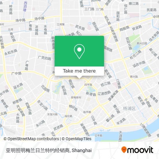 亚明照明梅兰日兰特约经销商 map