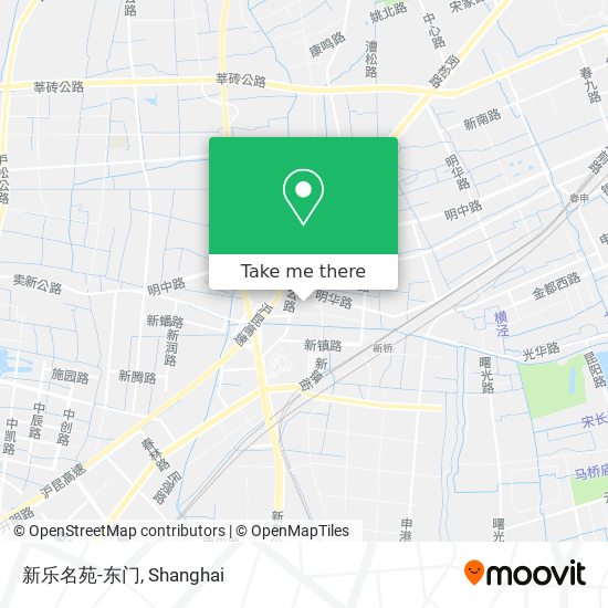 新乐名苑-东门 map