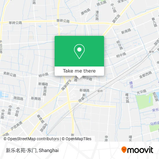 新乐名苑-东门 map