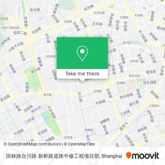 田林路合川路-新桥路道路中修工程项目部 map