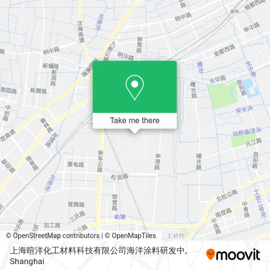 上海暄洋化工材料科技有限公司海洋涂料研发中 map