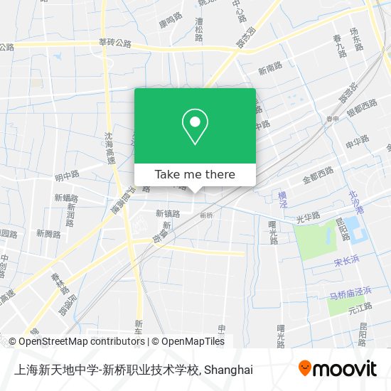 上海新天地中学-新桥职业技术学校 map
