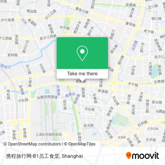 携程旅行网-B1员工食堂 map