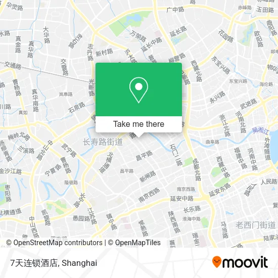 7天连锁酒店 map