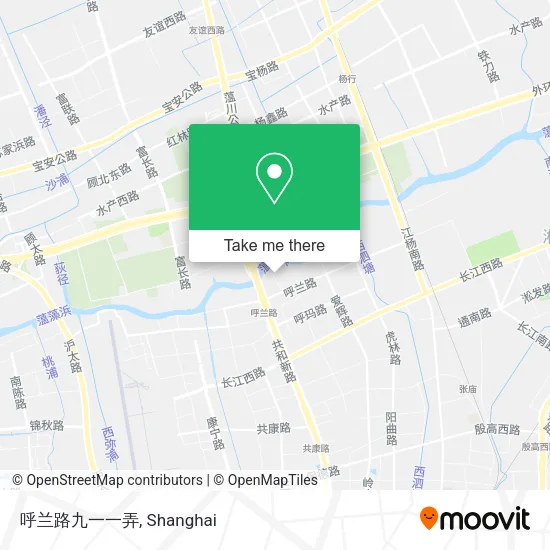 呼兰路九一一弄 map