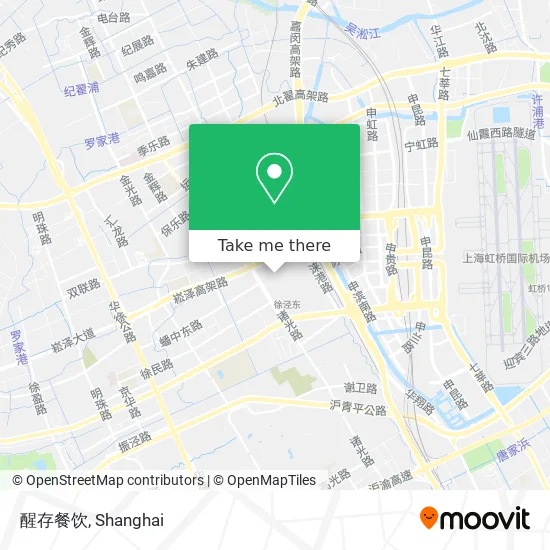 醒存餐饮 map
