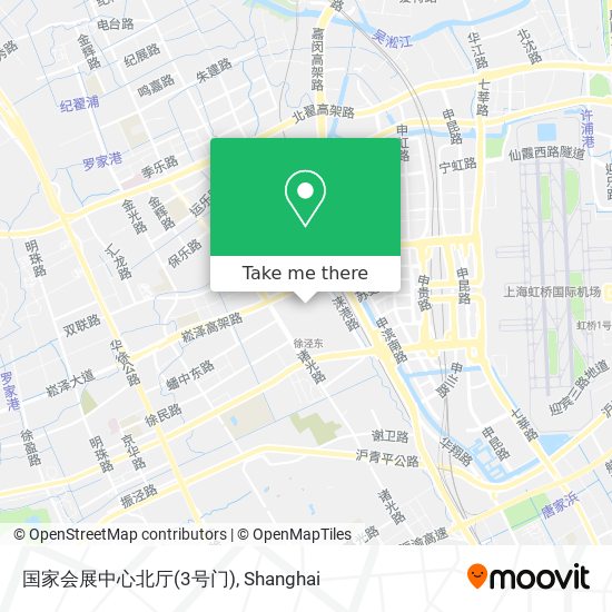国家会展中心北厅(3号门) map