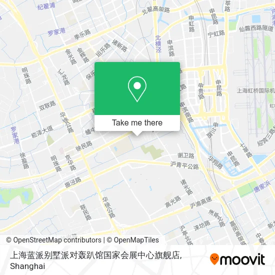 上海蓝派别墅派对轰趴馆国家会展中心旗舰店 map