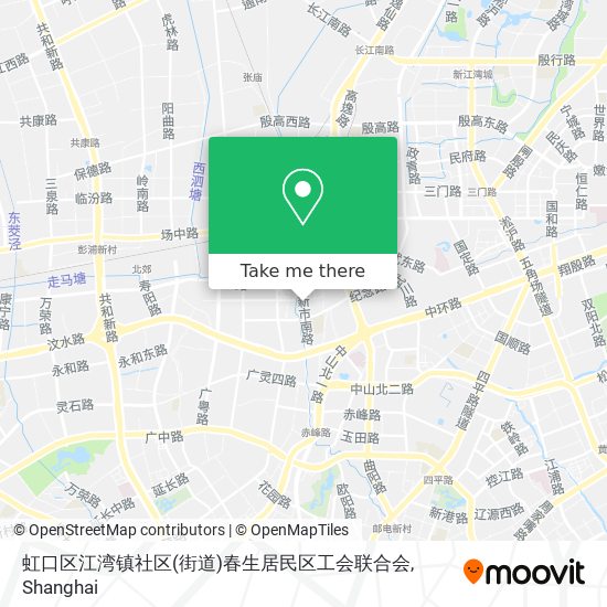 虹口区江湾镇社区(街道)春生居民区工会联合会 map