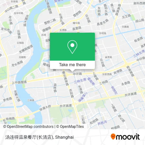 汤连得温泉餐厅(长清店) map