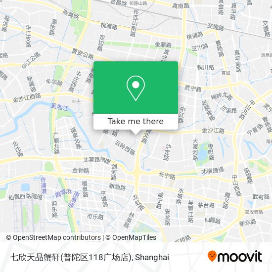 七欣天品蟹轩(普陀区118广场店) map