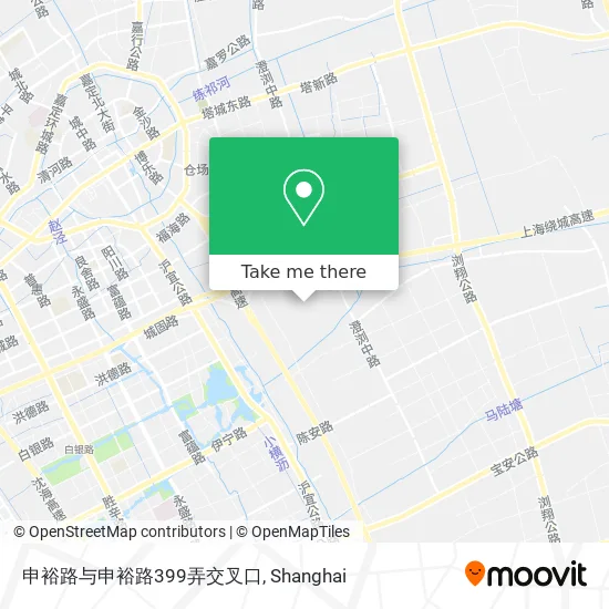 申裕路与申裕路399弄交叉口 map