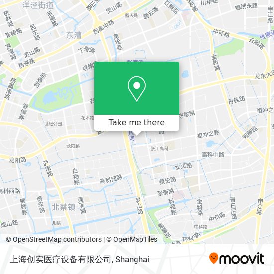 上海创实医疗设备有限公司 map