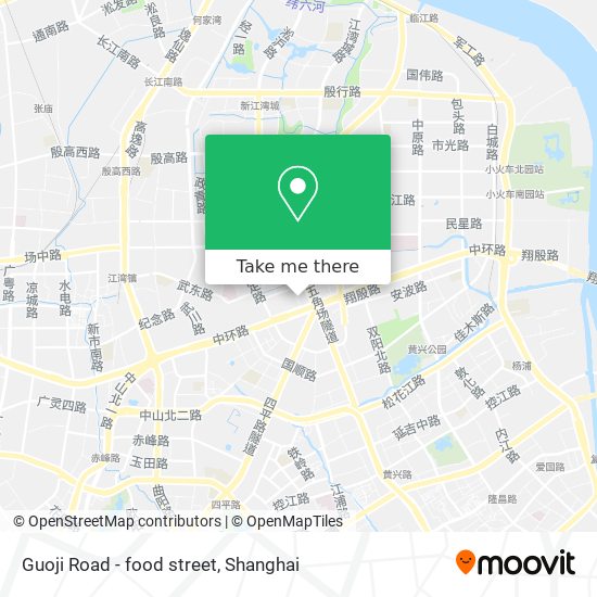 Guoji Road - food street map