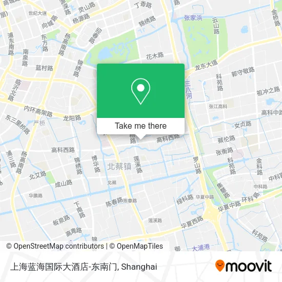 上海蓝海国际大酒店-东南门 map