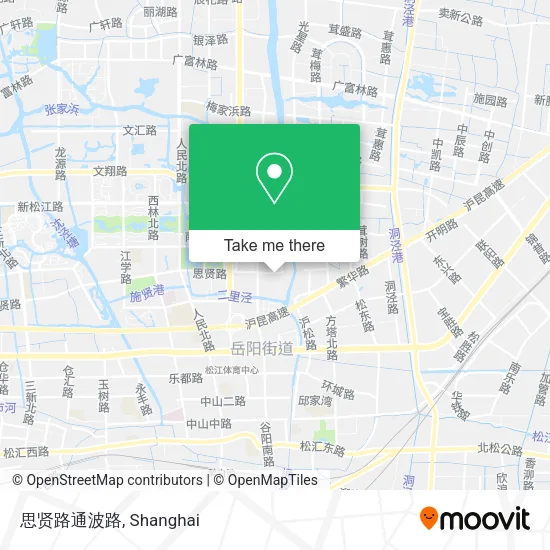 思贤路通波路 map