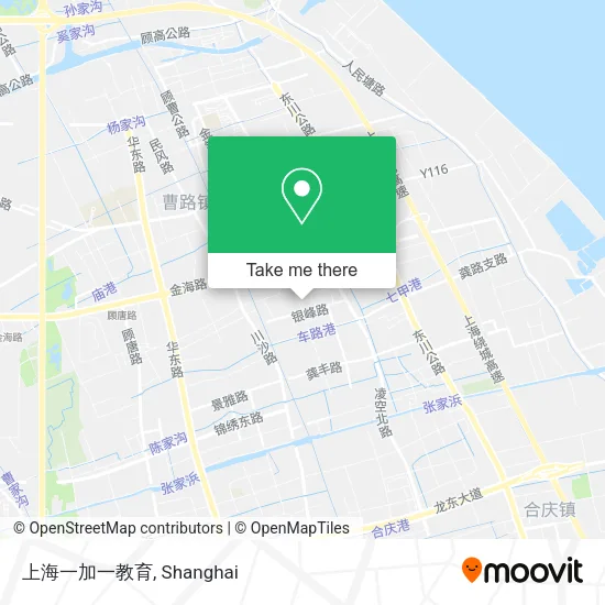 上海一加一教育 map