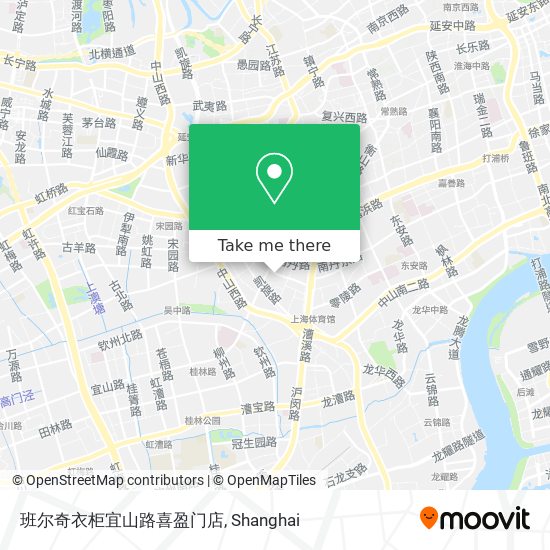 班尔奇衣柜宜山路喜盈门店 map