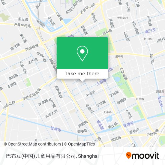 巴布豆(中国)儿童用品有限公司 map